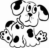 Clipart Spotted Dog Spotty Toon Decal Line Vinyl Customize Sticker Decals Clipground Signspecialist Gif Pages sketch template