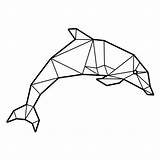 Polygonal Poligonal Jumping Delfines Geometrische Poligonales Golfinho Polygon Salto Vexels Zeichnung Saltando Tiere Plotter Freebie Delfín Formen Geometrisches Malen Freund sketch template