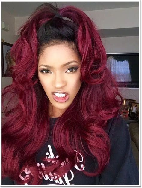 87 best burgundy red curly hair ideas inspired by famous celebrity