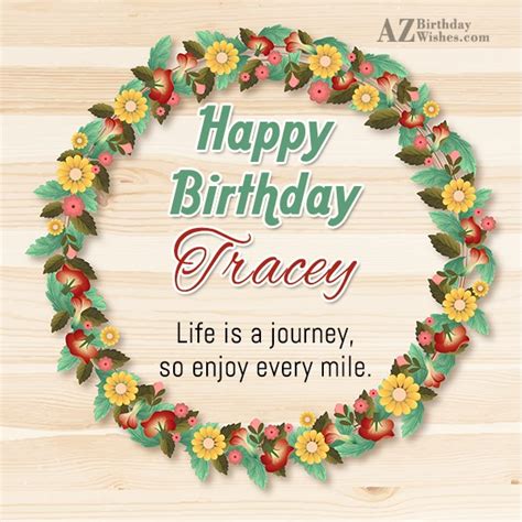 happy birthday tracey azbirthdaywishescom