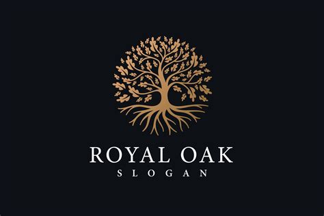 oak tree logo branding logo templates creative market