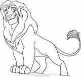 Simba Lion Coloring Guard Print Värityskuvat Cartonionline sketch template