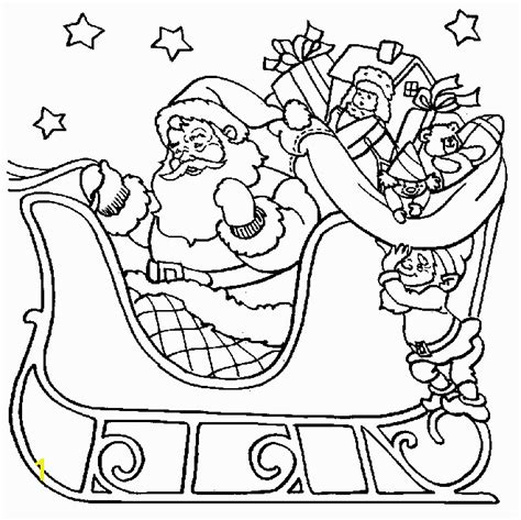 santa claus   sleigh coloring pages divyajanan