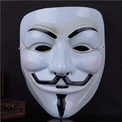 groothandel pvc  vorm maskers gezichtsmaskers film thema vendetta masker hacker halloween