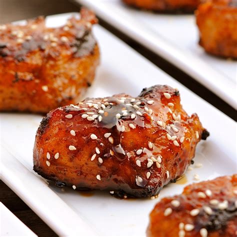 jules food bbq turkey tails with hoisin sesame glaze