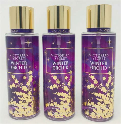 3 Victoria S Secret Fine Fragrance Perfume Mist For Women Winter Orchid