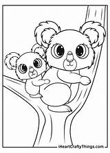 Koalas Iheartcraftythings Offspring Pouches sketch template