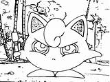 Coloring Wecoloringpage Jigglypuff sketch template