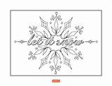 Snow Let Coloring Christmas Pages Adults Shutterfly Kids Printable Garland Getcolorings Color Merry sketch template