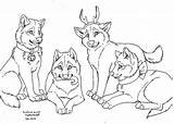 Christmas Wolf Ms Coloring Wolves Paint Lineart Pages Friendly Couples Deviantart Template Winged Popular sketch template