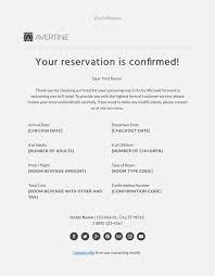 hotel reservation reservation confirmation template moseia