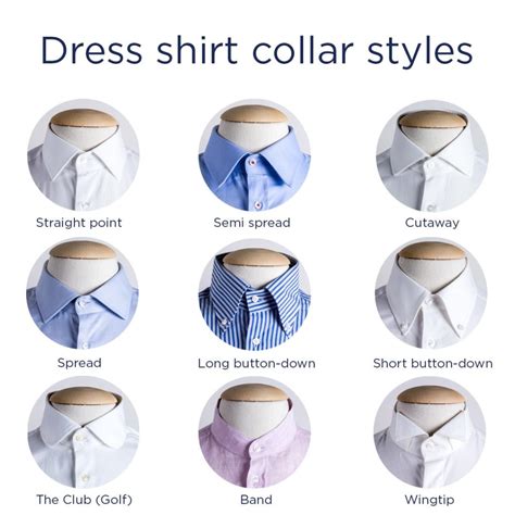 shirt collars types   combinations styles  men