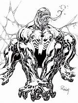Venom Raney Deviantart Villains Cartoons sketch template