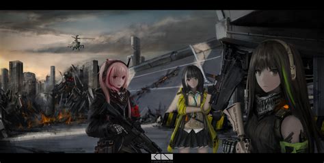 Girls With Guns Anime Girls Frontline Gun M4a1 Girls Frontline
