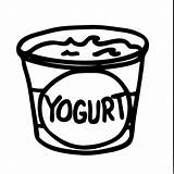 Yogurt Clipart Clip Drawing Dairy Food Cup Frozen Cliparts Coloring Outline Pages Color Clipground Library Transparent Meal Background Drawings Getdrawings sketch template