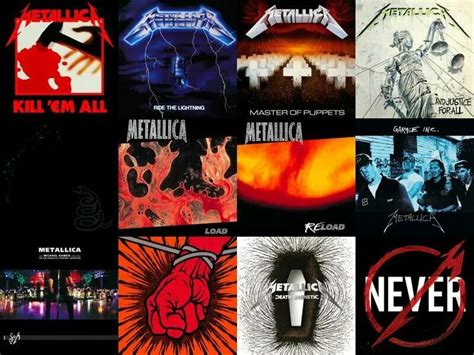 Resultado De Imagem Para Metallica Discografia Metallica Albums