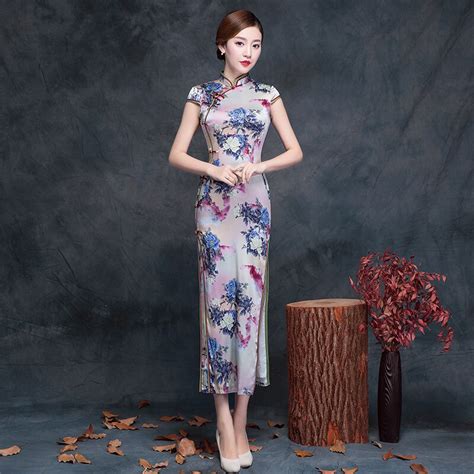 Buy 2017 Vintage Cheongsam Sexy Long Qipao Oriental