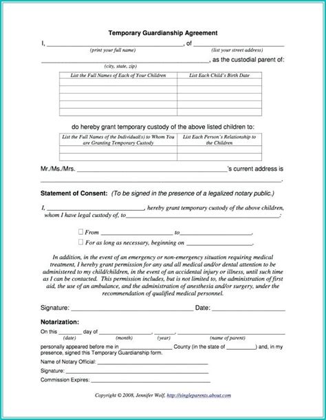 declaration  guardianship form texas form resume examples edvpboyq