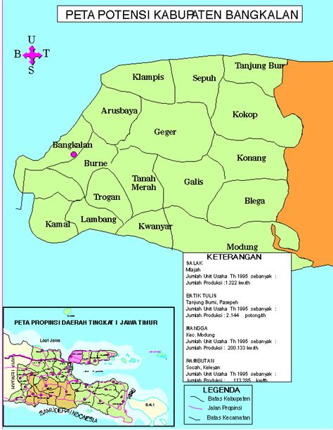 potential map  bangkalan regency