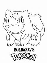 Pokemon Bulbasaur sketch template