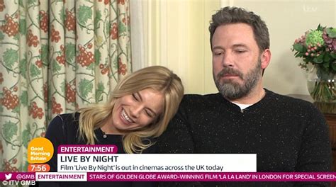 ben affleck reveals thrill over nine hours of sex scenes with sienna miller daily mail online