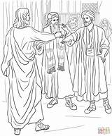 Withered Heals Zacchaeus Bethesda Jairus Teich Supercoloring Kranker Bibla Healed sketch template
