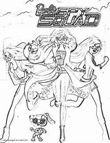 Barbie Coloring Pages Spy Squad Printable Girls sketch template