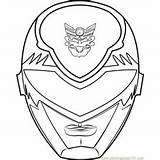 Power Ranger Coloring Mask Rangers Pages sketch template