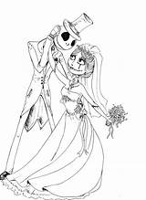 Sally Skellington Nightmare Coloring Corpse 3edc Ups Skeleton Dibujos Boda Everfreecoloring Galleryhip sketch template