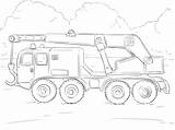 Lkw Kran Ausmalbild Truck sketch template