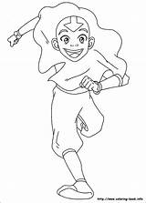 Coloring Avatar Pages Last Aang Airbender Running Book Printable Books Movie Info Kids Activity Printables Spetri Popular Coloriage sketch template