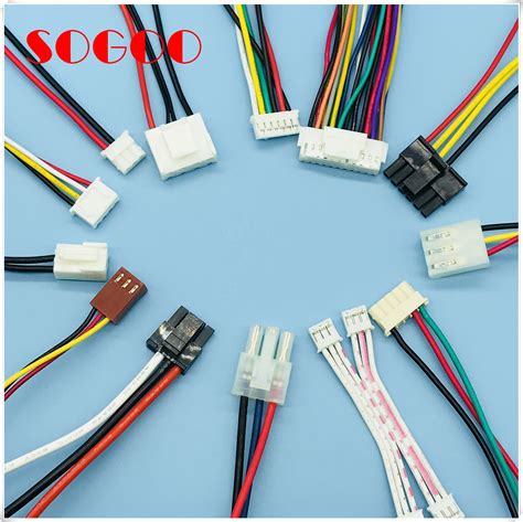 electrical wire harness molex power connector stripping jst connector cable