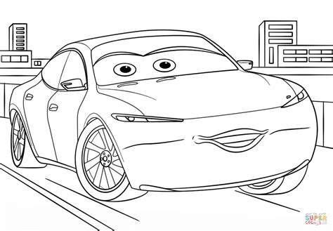 natalie   cars  coloring page  printable coloring pages