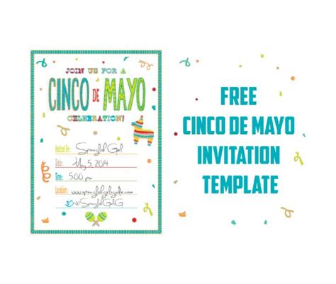 cinco de mayo invitation template party ideas pinterest