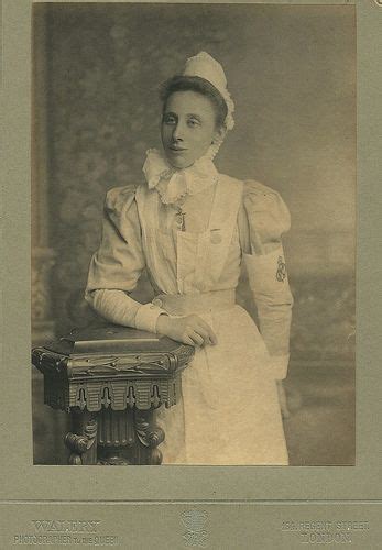Unidentified Nurse 1890s Vintage Nurse History Of