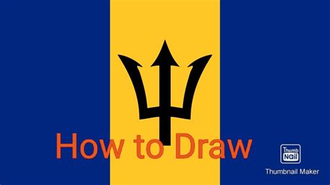 How To Draw Barbados🇧🇧 Youtube