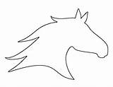 Horse Printable Outline Stencil Template Patterns Stencils Head Templates Pattern Horses String Easy Patternuniverse Print Crafts Quilt Drawing Cut Printables sketch template