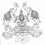 Coloring Pages Lakshmi Saraswati Drawing Durga Getdrawings Drawings Haven Creative Fans Awesome Godess Outlines Simple Visit Pooja Oct sketch template
