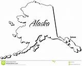 Alaska Outline State Map Coloring Vector Pages Dreamstime Printable Silhouette Illustration Juneau Drawings Color United Getcolorings Flag Line Perfect Stock sketch template