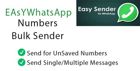 easywhatsapp numbers bulk sender unsaved numbers  source codes