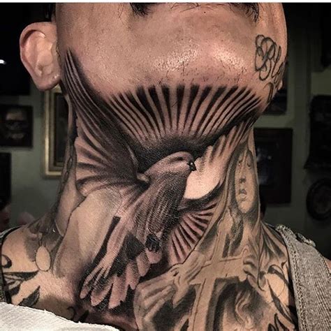 Throat Piece By Artist Ebone Capone Inksav Tatuagem Na Garganta