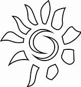 Onlinelabels Coloring Sun Icon Clip Book sketch template