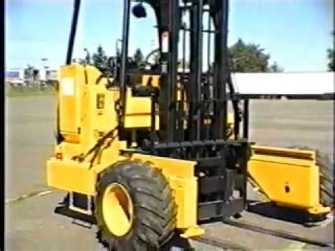 operating  truck mounted forklift youtube