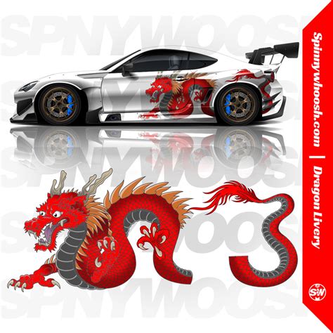 custom dragon livery spinnywhoosh graphics