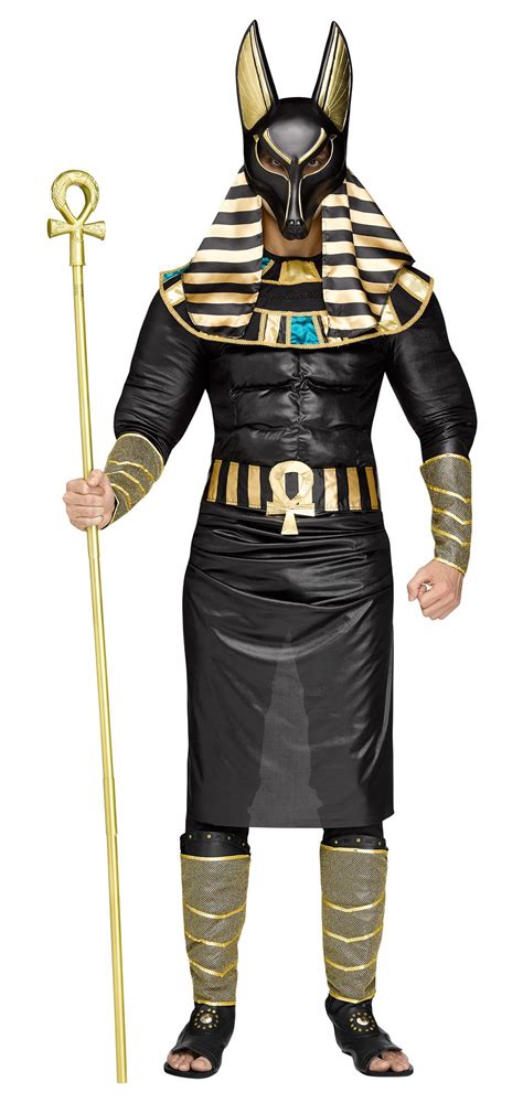 Anubis Ancient Egyptian God Of Death Dead Adult Costume