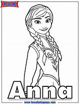 Anna Arendelle Elsa Everfreecoloring Ausmalbilder Hmcoloringpages Prinzessin Crafts sketch template