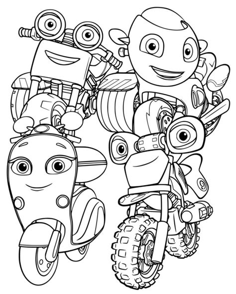 ricky zoom coloring pages coloring pages  kids