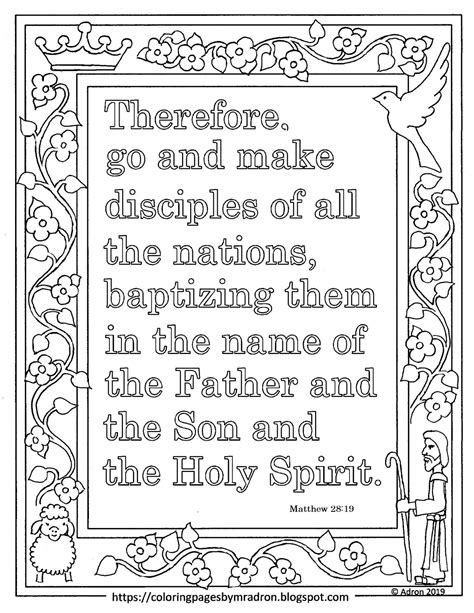 coloring pages  kids   adron  printable matthew