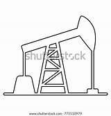 Oil Coloring Rig Texas Pages Gas Template sketch template