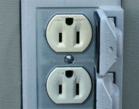 wire   volt electrical outlet outdoor outlet outdoor electrical outlet electrical